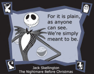 Jack and Sally Nightmare Before Christmas