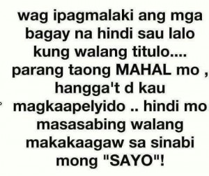 hindi Sayo Quotes : tagalog sad quotes