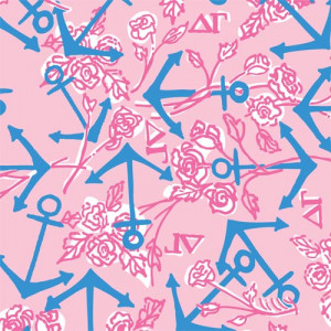 Delta Gamma Lilly Pulitzer Print