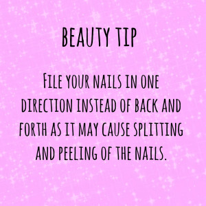 Quick Tip: Filing Nails