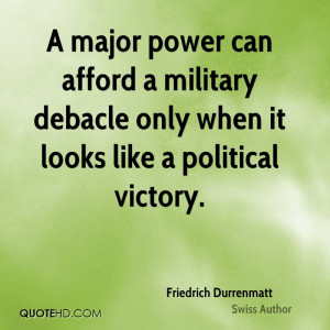 Friedrich Durrenmatt Power Quotes