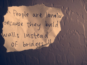 People Are Lonely Because…