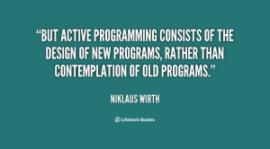 Active Programming