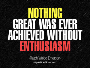 Ralph Waldo Emerson Quotes on Enthusiasm