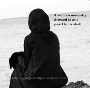 woman modestly dressed is as a pearl in its shell