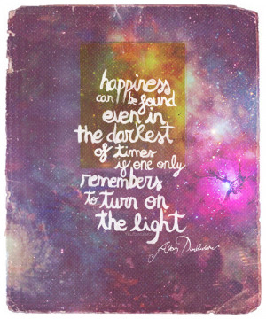 ... of times if one only remembers to turn on the light -Albus Dumbledore