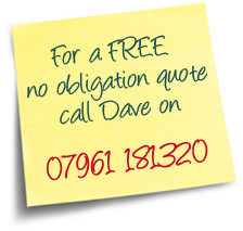 ... your local plasterer Dave for a free no-obligation plastering quote