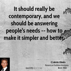 Calvin Klein Quotes
