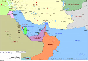 Where Is The Persian Gulf On Map