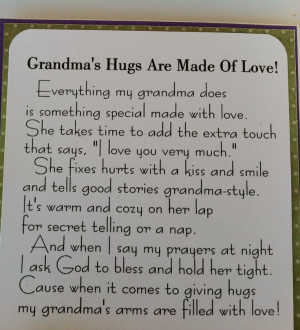 quotes and photos about grandson | G8 country life: Grandma's Hugs ...