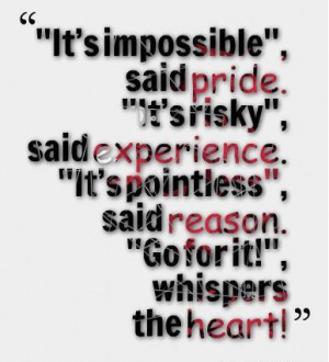 Pride, Experience, Reason & Heart