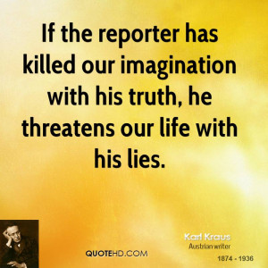 Karl Kraus Imagination Quotes