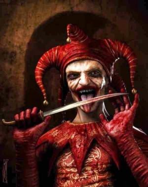 evil_clowns #scary: Evil Clowns, Jester Guys, Evil Jokers, The Jokers ...