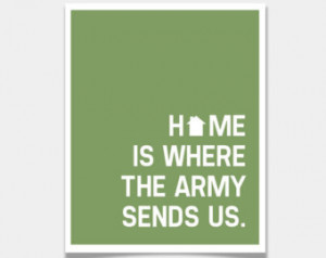 Army Sends Us pos ter print / Inspirational Quote sea man deployment ...