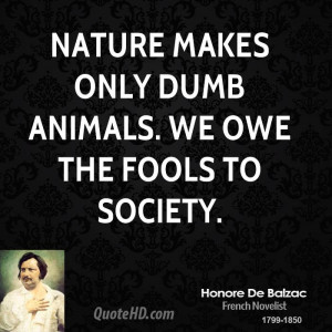 Honore de Balzac Society Quotes