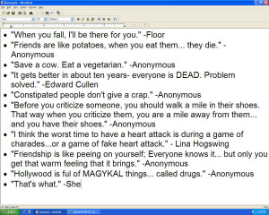 Funny Quotes by Smoshgurl101