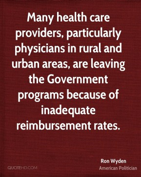 Many health care providers, particularly physicians in rural and urban ...
