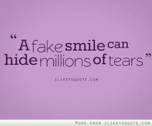 My Fake Smile Quotes