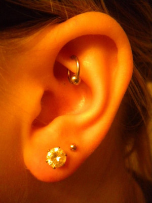 Rook Hoop Piercing