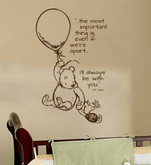 Classic pooh wall decal