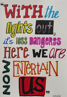 ... activity for students for typography more nirvana teen nirvana quotes