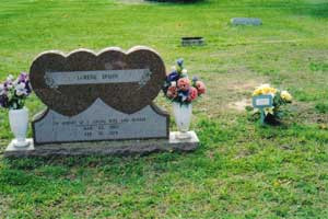 Warren Spahn is marker on right (headstone on left is wife).
