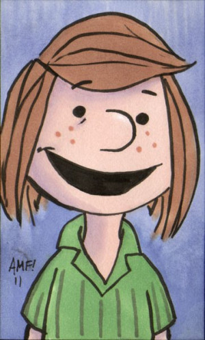 ... one side and down the other.....tell me her name is peppermint Patty
