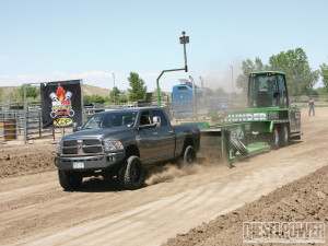 August 2012 Direct Injection Cummins Powered Dodge Ram Pulling Sled