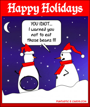 Christmas cards funny snowmen beans joke Funny Rude Poems For Adults