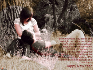 Happy new year to boyfriend with quotes