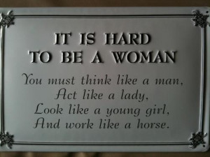 Women do it all :)
