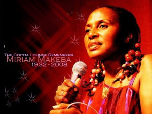 Miriam Makeba, nicknamed Mama Afrika, was a Grammy Award-winning South ...