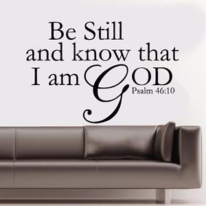 Be-Still-Know-God-Wall-Decal-Sticker-Jesus-Bible-Verse-Quote-Christ ...