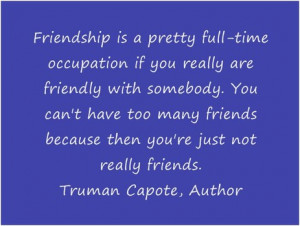 Wise and beautiful words from Truman Capote