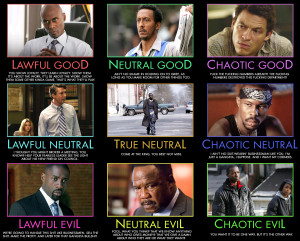 Is Cedric Daniels Lawful Good? Absolutely. I may have put Beadie or ...