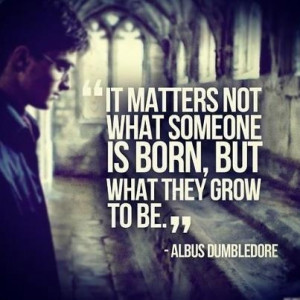 Dumbledore has the best quotes