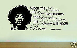 JIMI-HENDRIX-Silhouette-Vinyl-Wall-Art-Quote-PEACE-Sticker-Decal-Home ...