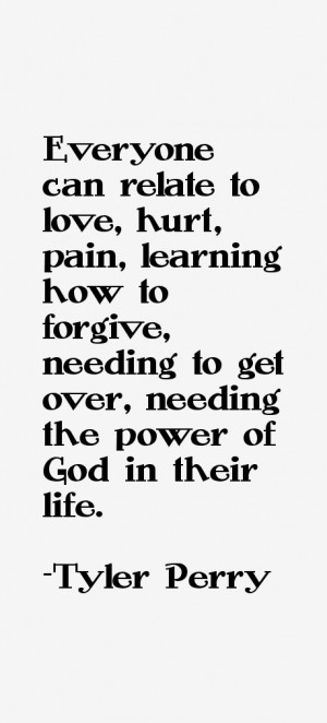 Everyone can relate to love, hurt, pain, learning how to forgive ...
