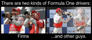 There are two kinds of formula one drivers