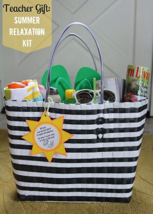 ... sun: Summer Relaxation kit with free printable {Teacher Appreciation