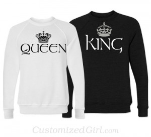 Matching Couple Shirts - King and Queen