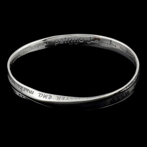 Mom Inscription Bracelet, 32 Langauges, Quote Jewelry, DVB