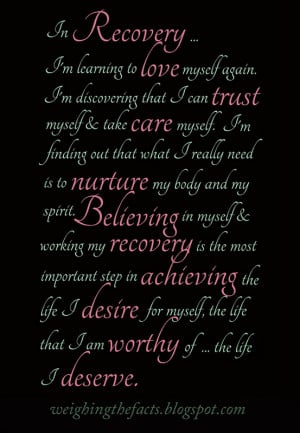 Eating Disorders Recovery: In Recovery ...