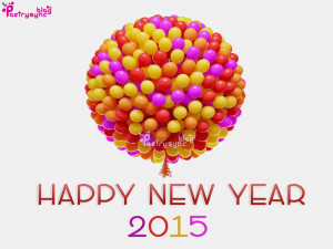 Happy New Year 2015 Quotes with Wishes Cards