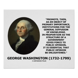George Washington Quotes Posters & Prints