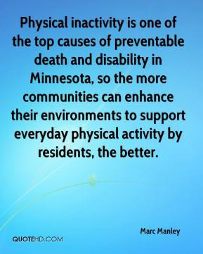 Physical inactivity is one of the top causes of preventable death and ...