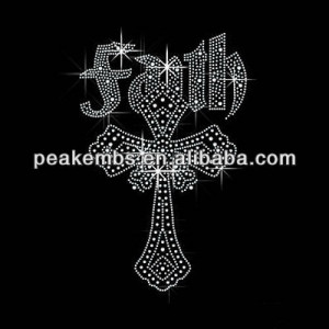 Beautiful faith cross acrylic stone design