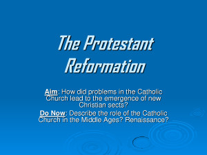 Protestant Reformation PowerPoint