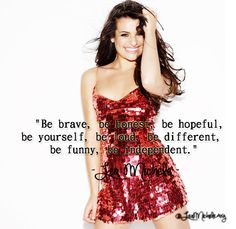 ... Brunette Ambition Quotes, Glee Quotes, Lea Quotes, Lea Michele Quotes