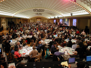 Over 1300 people packed the Music Hall Ballroom to share ideas and ...